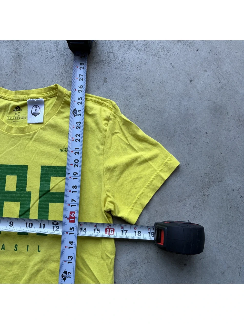 Adidas Brazil BRA Yellow T-Shirt Russia 2018 FIFA World Cup
